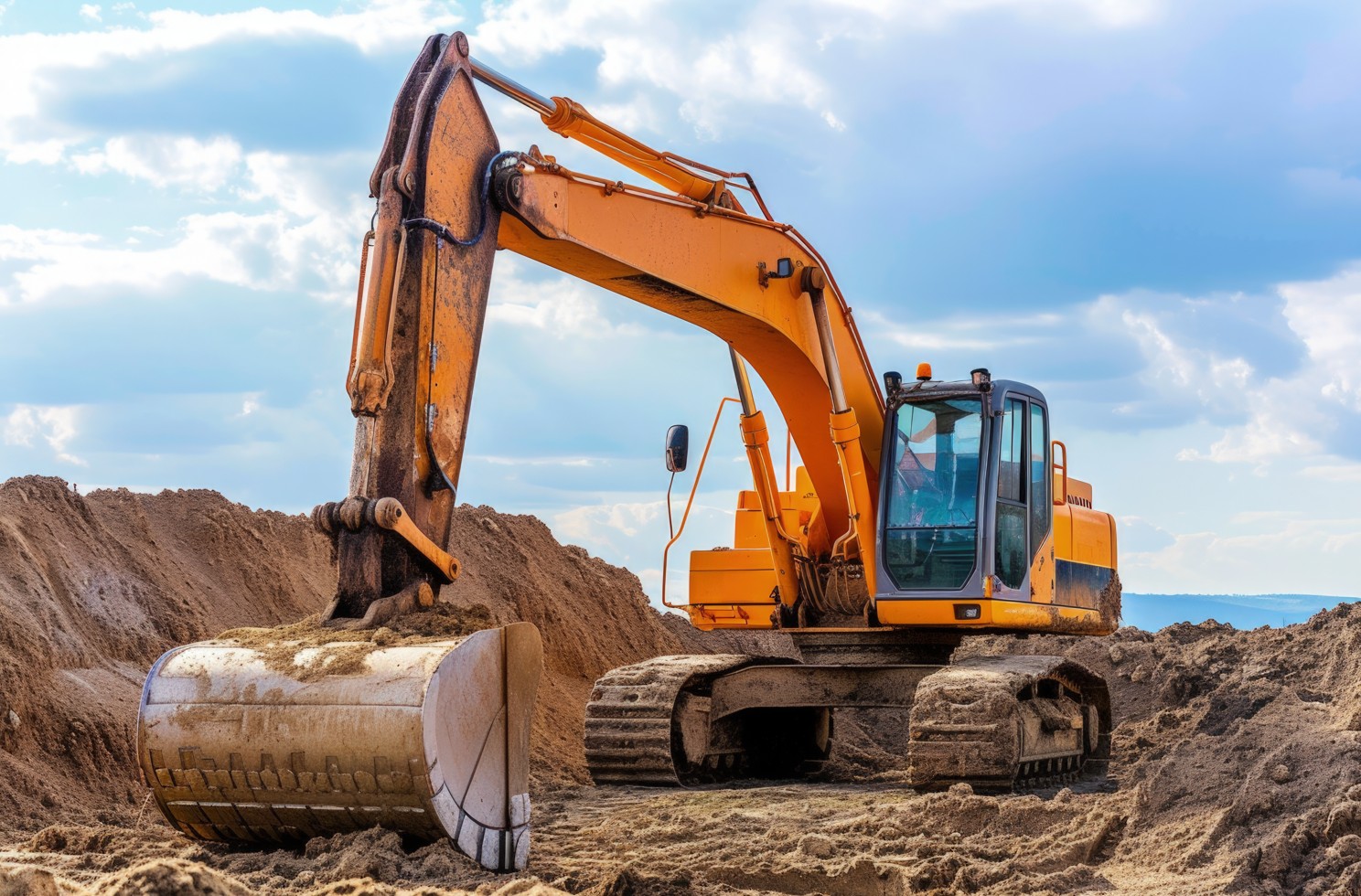 crawler excavator